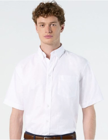 SOL-16010-Mens Oxford-Shirt Brisbane Short Sleeve